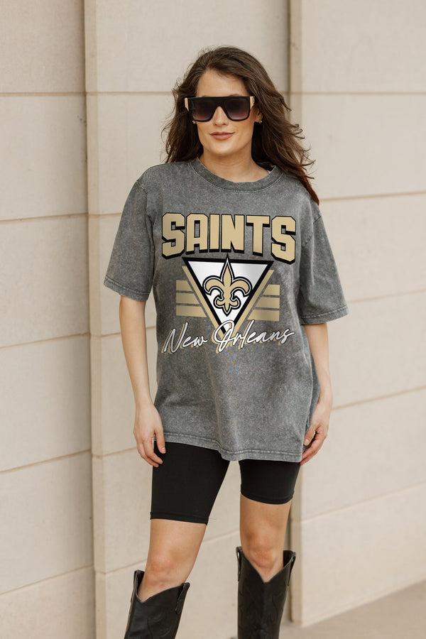 Gameday Couture NEW ORLEANS SAINTS Play It Forward Oversized Crewneck Tee