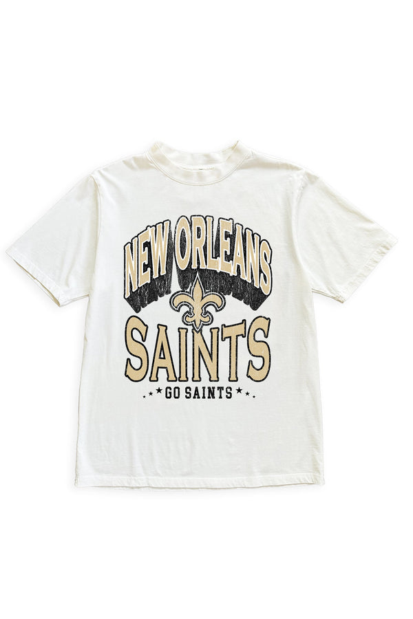 Gameday Couture NEW ORLEANS SAINTS Shakedown Oversized Crewneck Tee