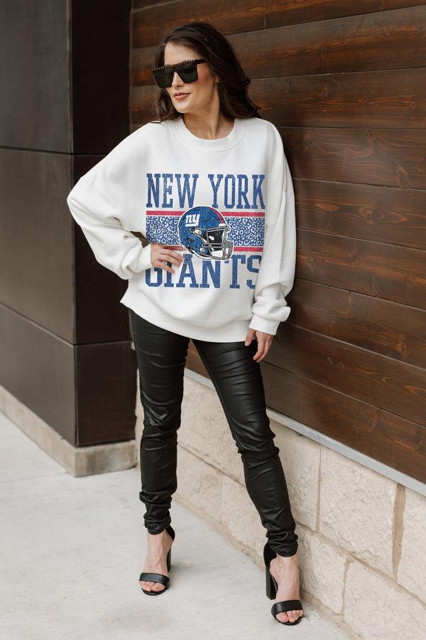 Gameday Couture NEW YORK GIANTS Fair Catch Crewneck Pullover