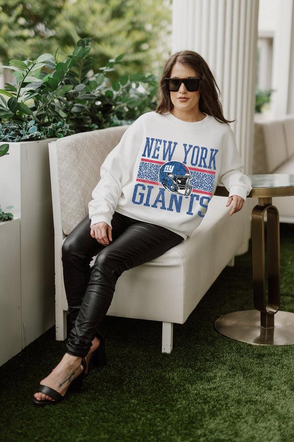 Gameday Couture NEW YORK GIANTS Fair Catch Crewneck Pullover