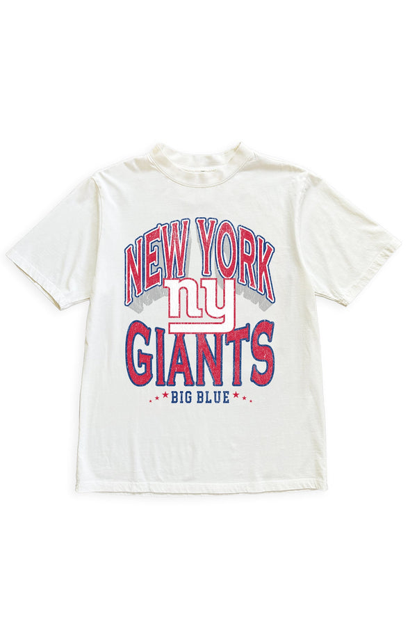 Gameday Couture NEW YORK GIANTS Shakedown Oversized Crewneck Tee