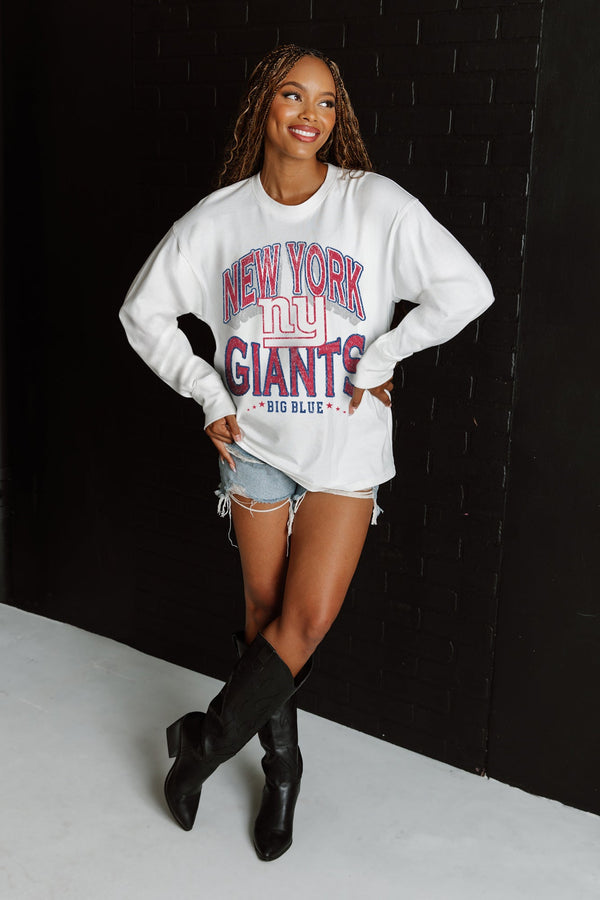 Gameday Couture NEW YORK GIANTS Time Out Midweight Long-Sleeve Tee