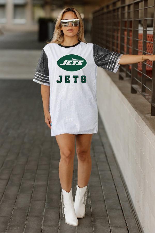 gameday couture NEW YORK JETS Bling It Sequined Jersey Dress