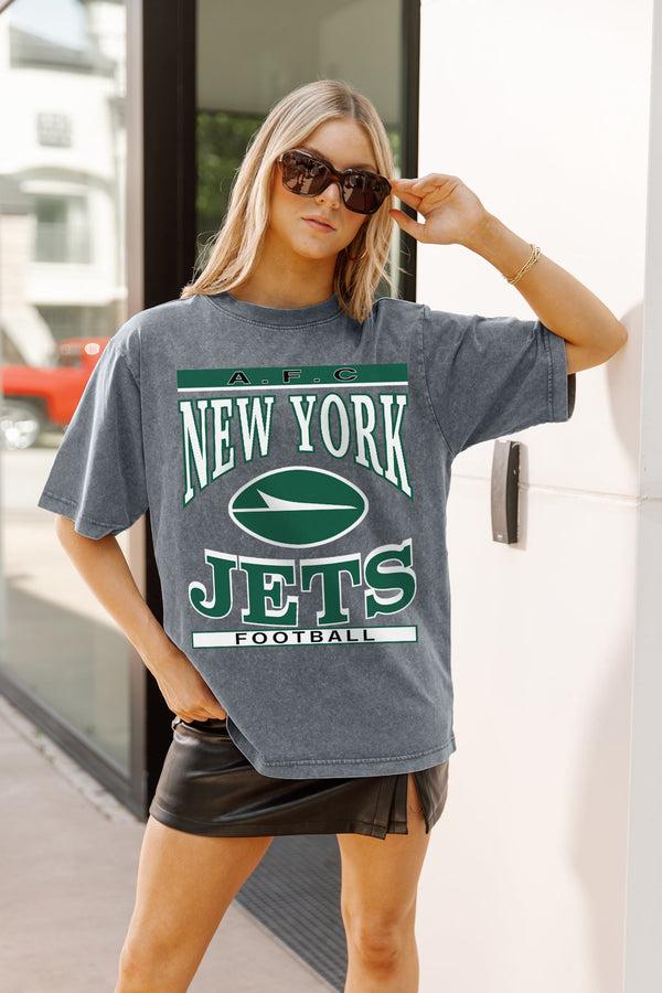 Gameday Couture NEW YORK JETS CLASSIC GRIND WASHED RELAXED FIT TEE