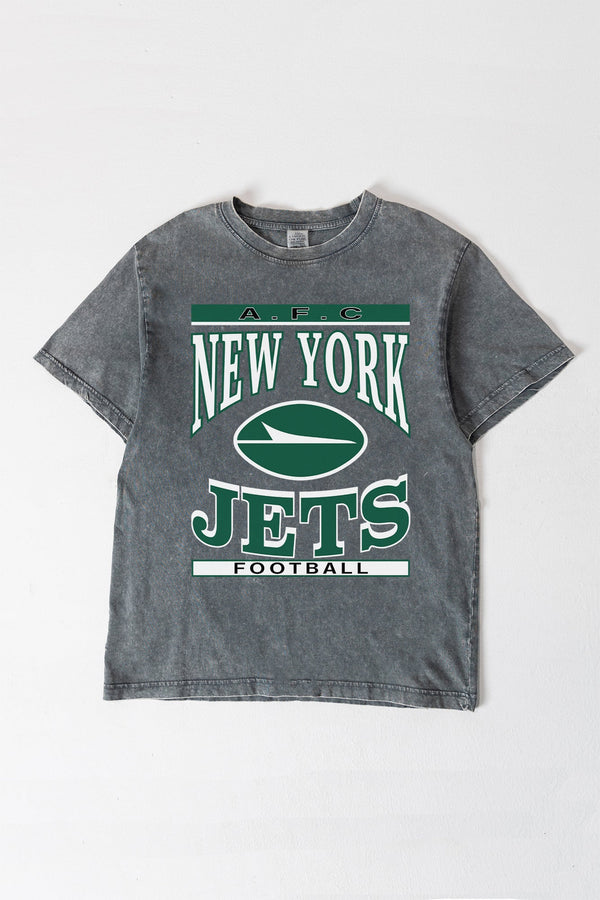 gameday couture NEW YORK JETS CLASSIC GRIND WASHED RELAXED FIT TEE