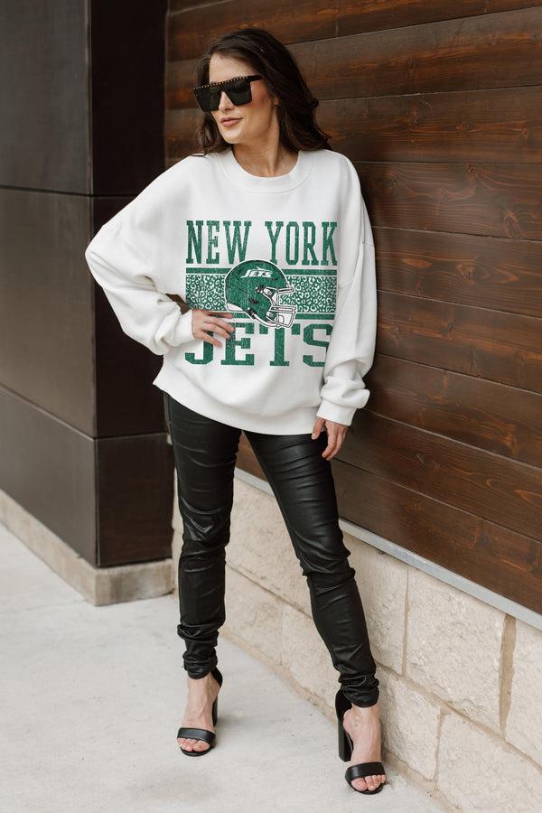Gameday Couture NEW YORK JETS Fair Catch Crewneck Pullover