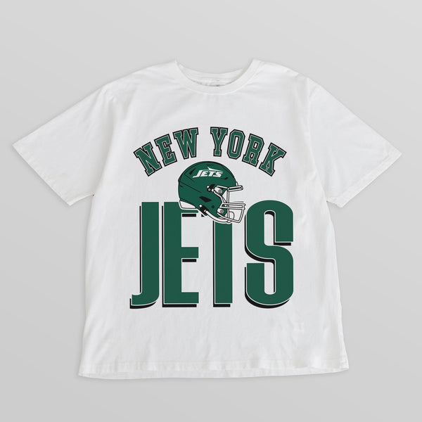 gameday couture NEW YORK JETS FIERCE FOCUS WASHED RELAXED FIT TEE