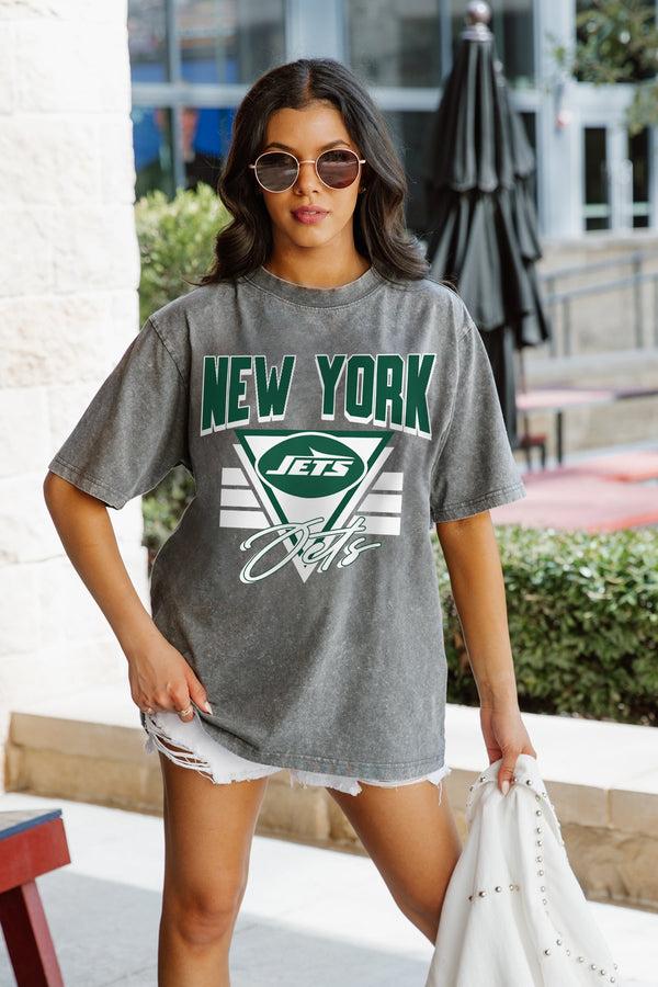 Gameday Couture NEW YORK JETS Play It Forward Oversized Crewneck Tee