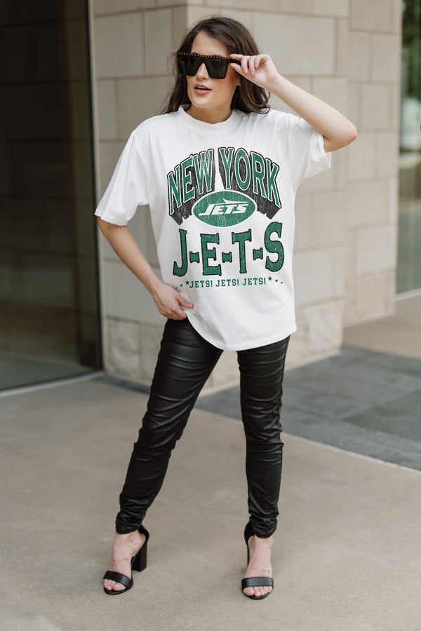 Gameday Couture NEW YORK JETS Shakedown Oversized Crewneck Tee