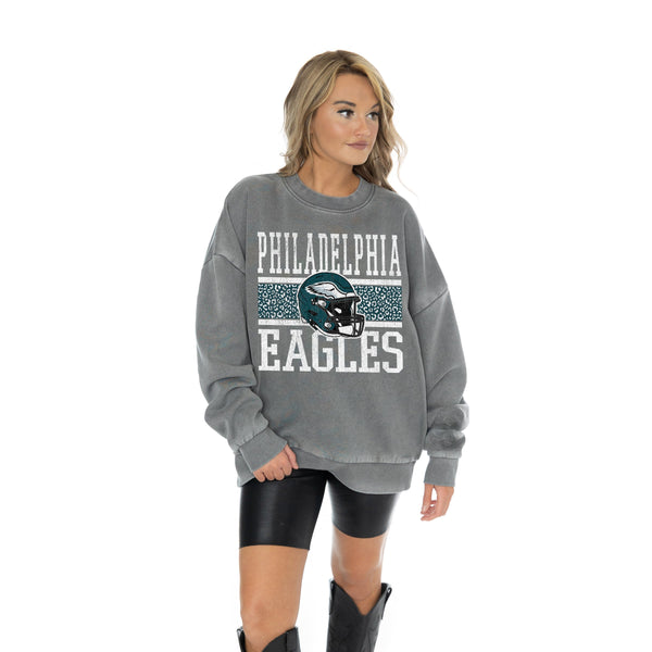 Gameday Couture PHILADELPHIA EAGLES In The Wild Oversized Crewneck Fleece