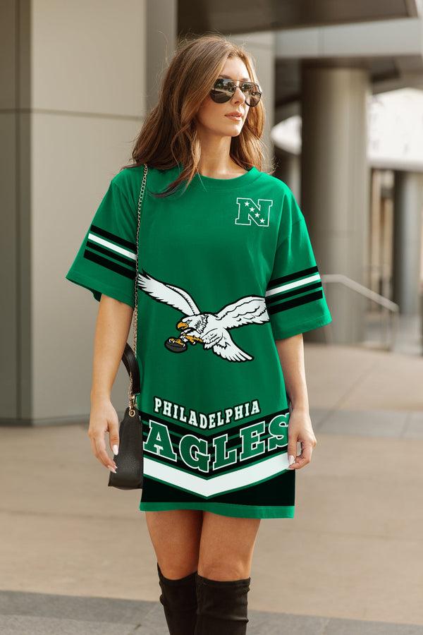 Gameday Couture PHILADELPHIA EAGLES PERFECT SCORE RETRO T-SHIRT DRESS