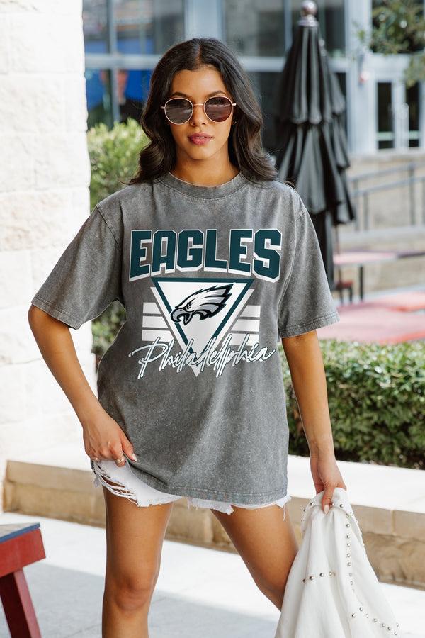 Gameday Couture PHILADELPHIA EAGLES Play It Forward Oversized Crewneck Tee