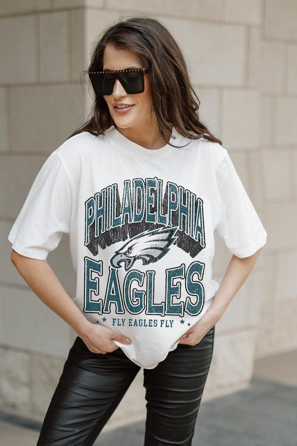 Gameday Couture PHILADELPHIA EAGLES Shakedown Oversized Crewneck Tee