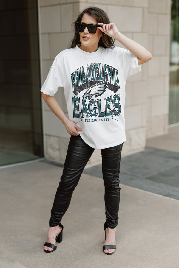 Gameday Couture PHILADELPHIA EAGLES Shakedown Oversized Crewneck Tee