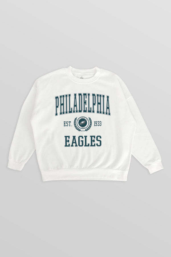 Gameday Couture PHILADELPHIA EAGLES Timeless Triumph Fleece Crewneck Pullover