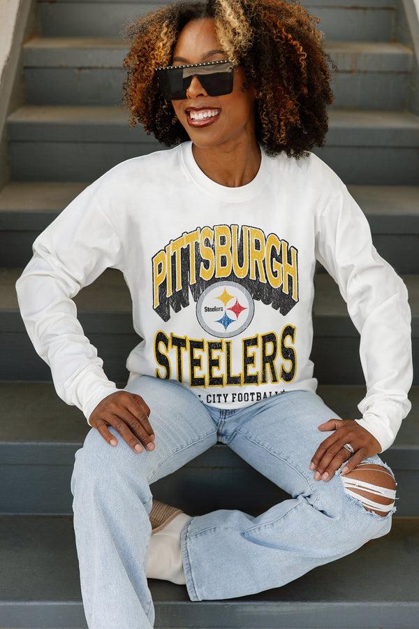 Gameday Couture PITTSBURGH STEELERS Time Out Midweight Long-Sleeve Tee