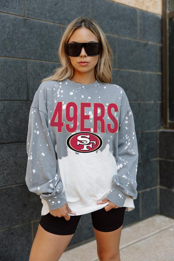 gameday couture SAN FRANCISCO 49ERS CASUAL FAN LONG-SLEEVE FRENCH TERRY PULLOVER