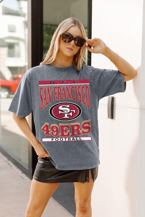 Gameday Couture SAN FRANCISCO 49ERS CLASSIC GRIND WASHED RELAXED FIT TEE