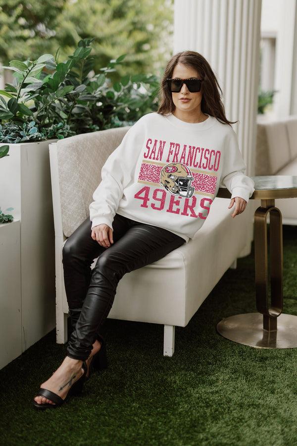 Gameday Couture SAN FRANCISCO 49ERS Fair Catch Crewneck Pullover