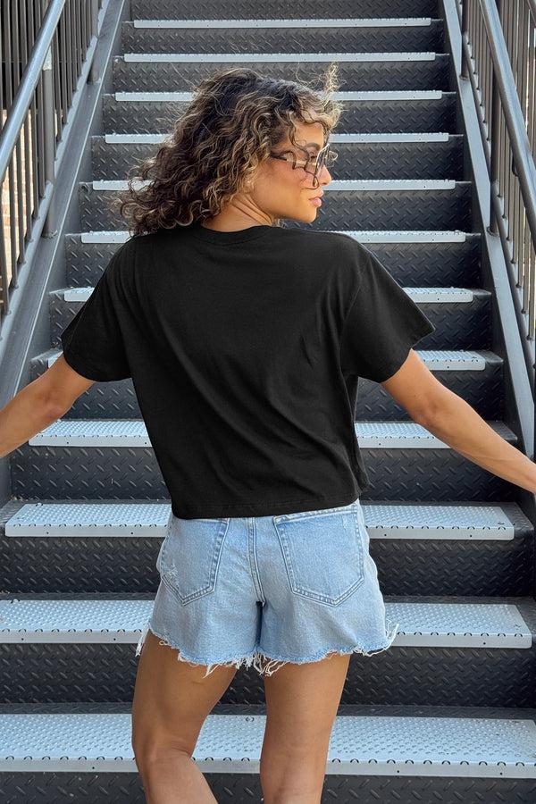 Gameday Couture SAN FRANCISCO 49ERS PURE VICTORY CLASSIC CROP TEE