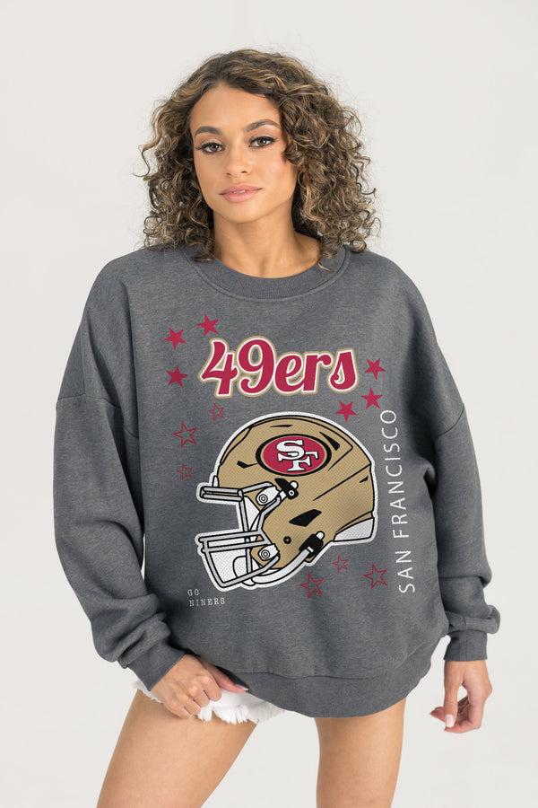 Gameday Couture SAN FRANCISCO 49ERS Ready To Rumble Fleece Crewneck Pullover