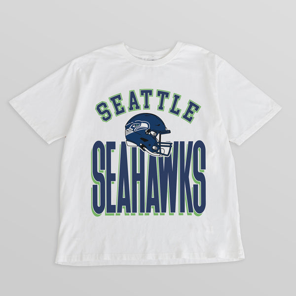 gameday couture SEATTLE SEAHAWKS FIERCE FOCUS WASHED RELAXED FIT TEE