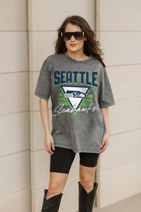 Gameday Couture SEATTLE SEAHAWKS Play It Forward Oversized Crewneck Tee