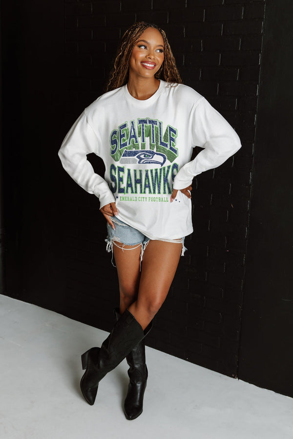 Gameday Couture SEATTLE SEAHAWKS Time Out Midweight Long-Sleeve Tee