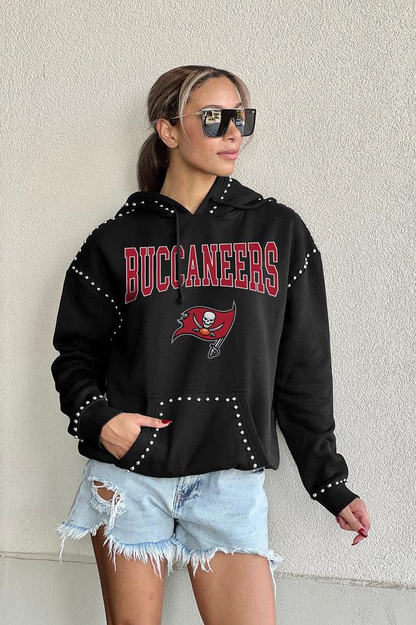 Gameday Couture TAMPA BAY BUCCANEERS Catch The Vibe Studded-Detail Hoodie