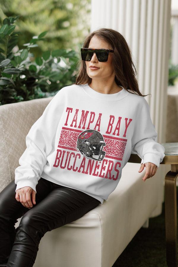 Gameday Couture TAMPA BAY BUCCANEERS Fair Catch Crewneck Pullover