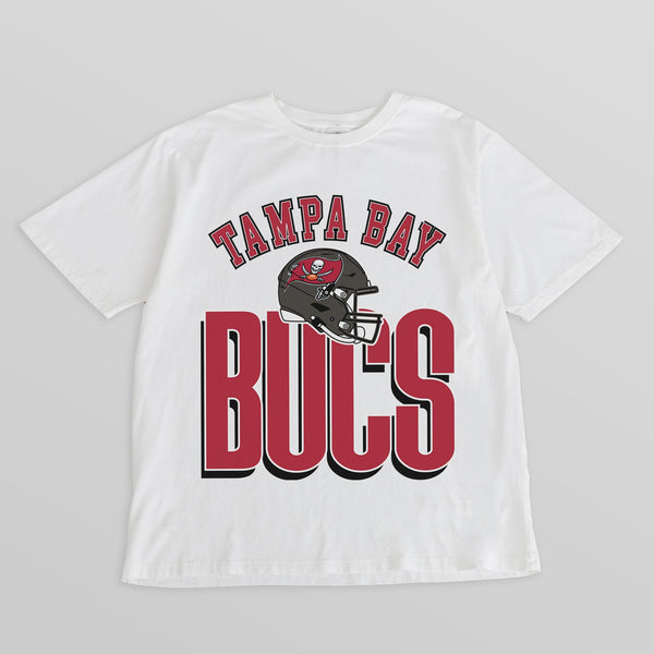 gameday couture TAMPA BAY BUCCANEERS FIERCE FOCUS WASHED RELAXED FIT TEE