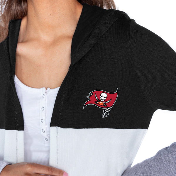 Gameday Couture TAMPA BAY BUCCANEERS Insignia Lightweight Colorblock Cardigan