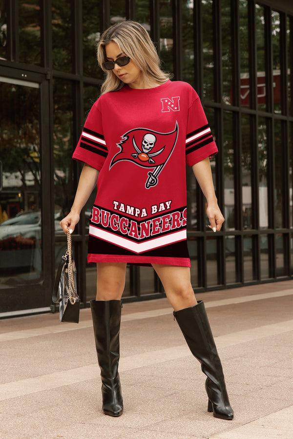 Gameday Couture TAMPA BAY BUCCANEERS PERFECT SCORE RETRO T-SHIRT DRESS