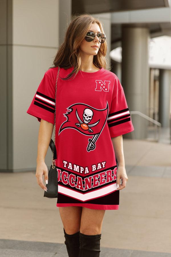 Gameday Couture TAMPA BAY BUCCANEERS PERFECT SCORE RETRO T-SHIRT DRESS