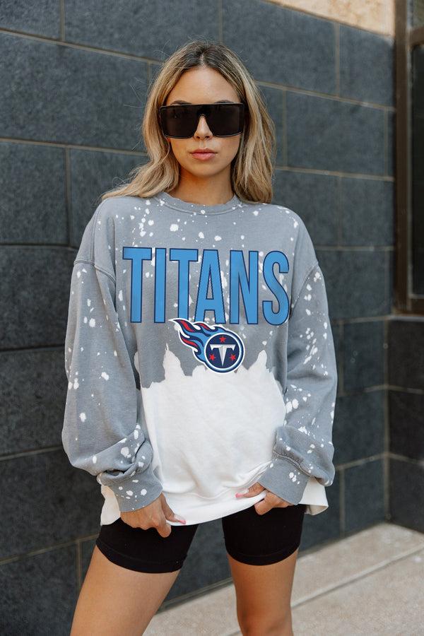 gameday couture TENNESSEE TITANS CASUAL FAN LONG-SLEEVE FRENCH TERRY PULLOVER
