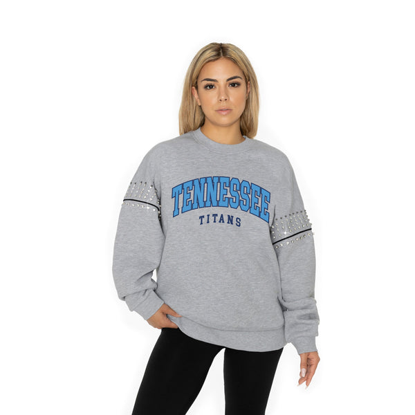Gameday Couture TENNESSEE TITANS Competitive Edge Jewel-Trim Pullover