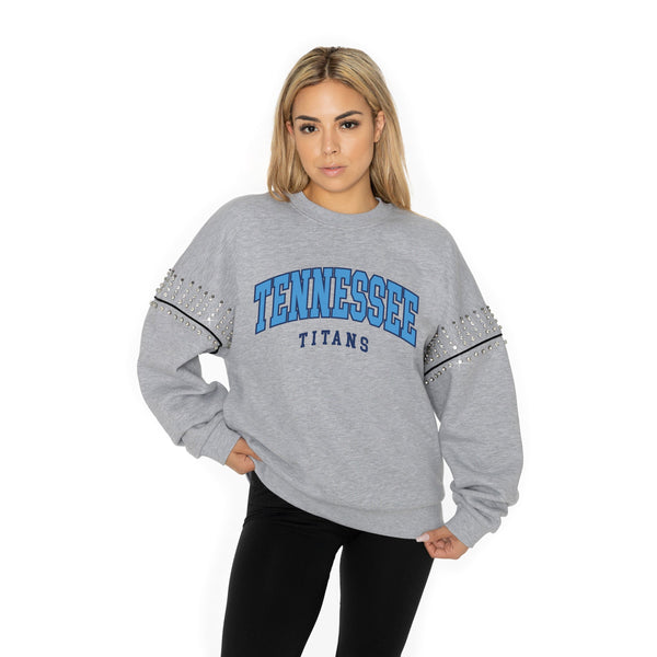 Gameday Couture TENNESSEE TITANS Competitive Edge Jewel-Trim Pullover