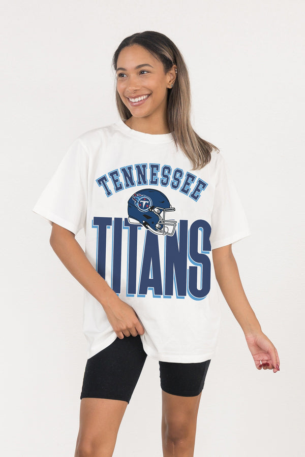 Gameday Couture TENNESSEE TITANS FIERCE FOCUS WASHED RELAXED FIT TEE