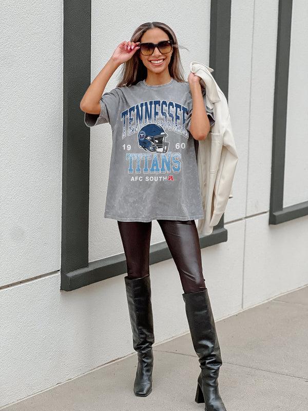 Gameday Couture TENNESSEE TITANS Nothing But The Best Oversized Crewneck Tee