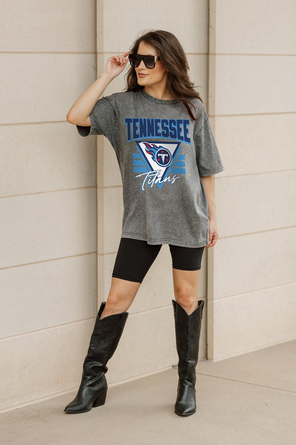 Gameday Couture TENNESSEE TITANS Play It Forward Oversized Crewneck Tee
