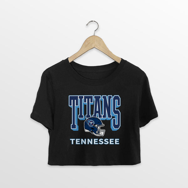 gameday couture TENNESSEE TITANS PURE VICTORY CLASSIC CROP TEE