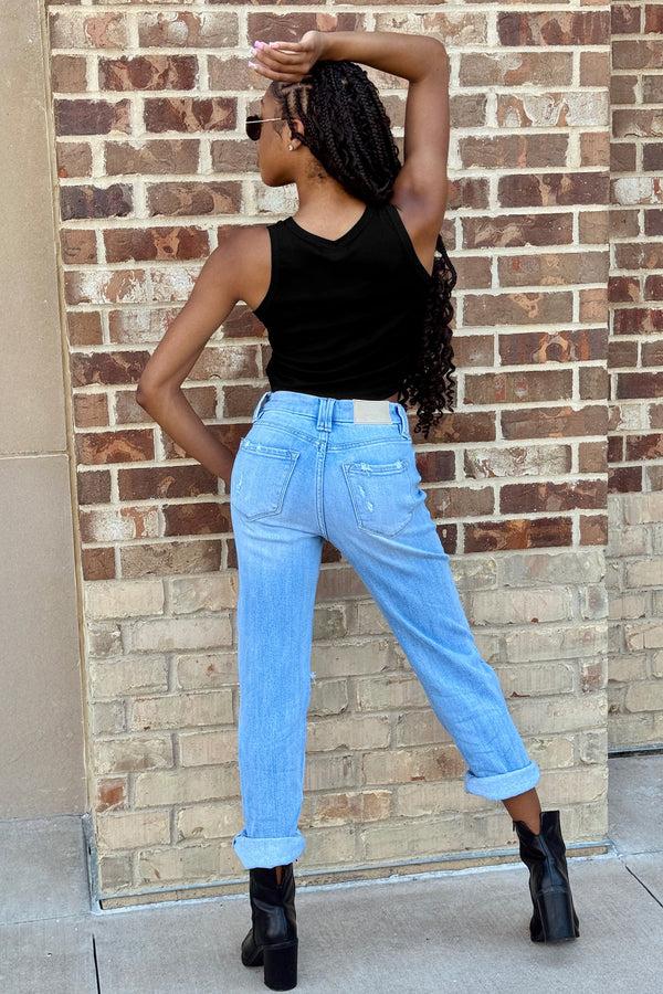 Gameday Couture TENNESSEE TITANS PURE VICTORY ESSENTIAL RIBBED CROP TANK