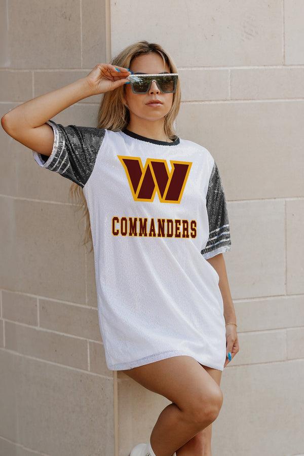 Gameday Couture WASHINGTON COMMANDERS Bling It Sequined Jersey Dress