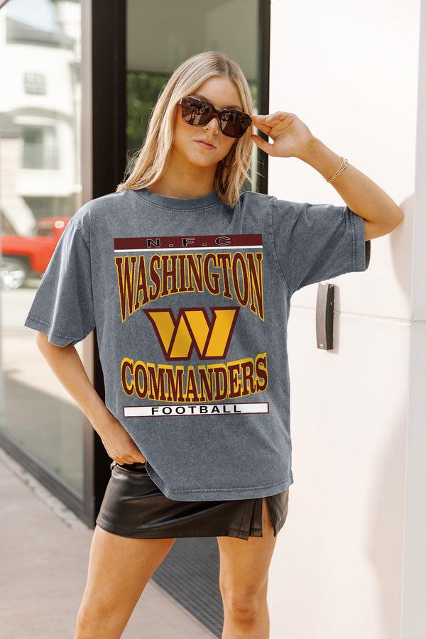 Gameday Couture WASHINGTON COMMANDERS CLASSIC GRIND WASHED RELAXED FIT TEE