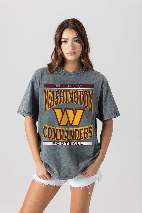 Gameday Couture WASHINGTON COMMANDERS CLASSIC GRIND WASHED RELAXED FIT TEE