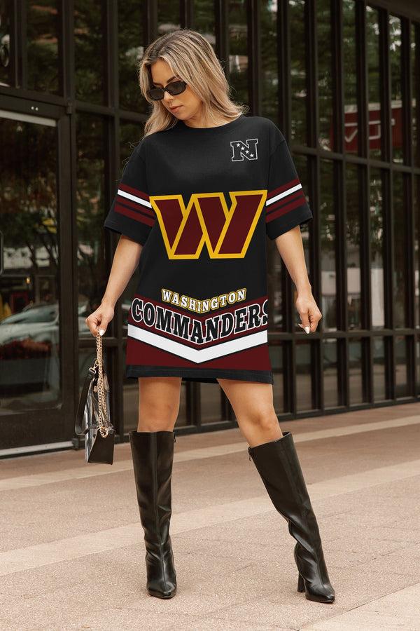 Gameday Couture WASHINGTON COMMANDERS PERFECT SCORE RETRO T-SHIRT DRESS