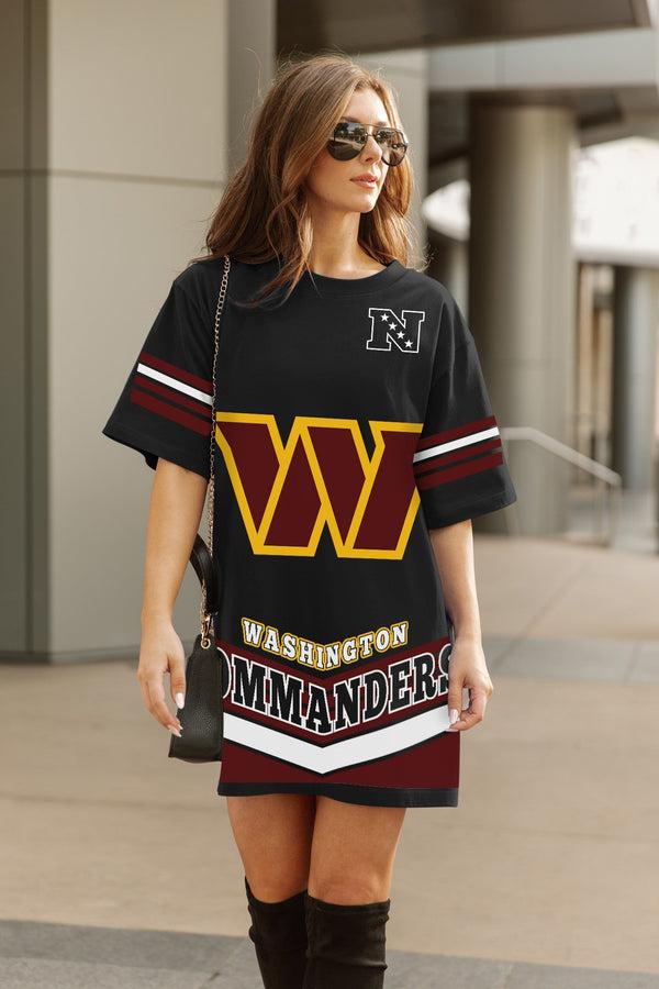 Gameday Couture WASHINGTON COMMANDERS PERFECT SCORE RETRO T-SHIRT DRESS