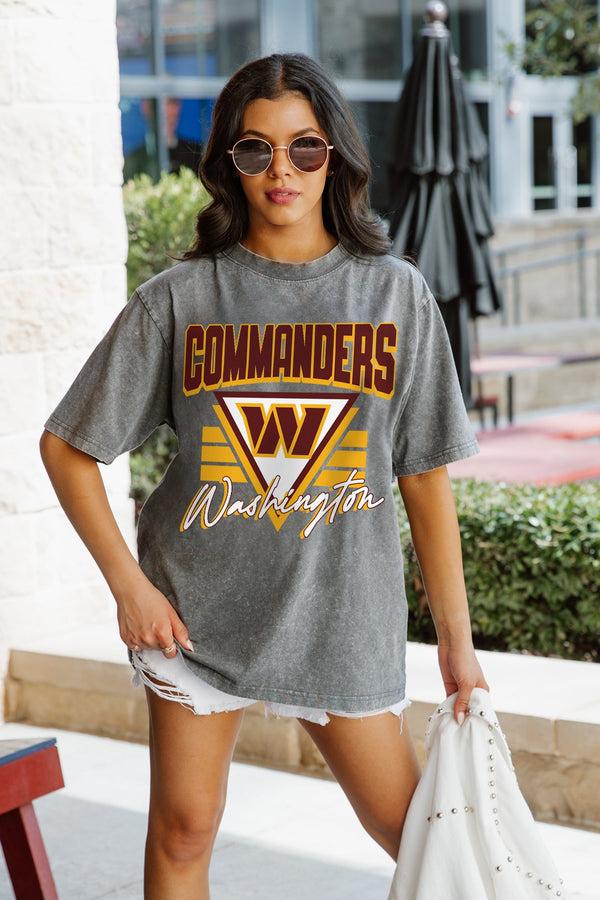 Gameday Couture WASHINGTON COMMANDERS Play It Forward Oversized Crewneck Tee