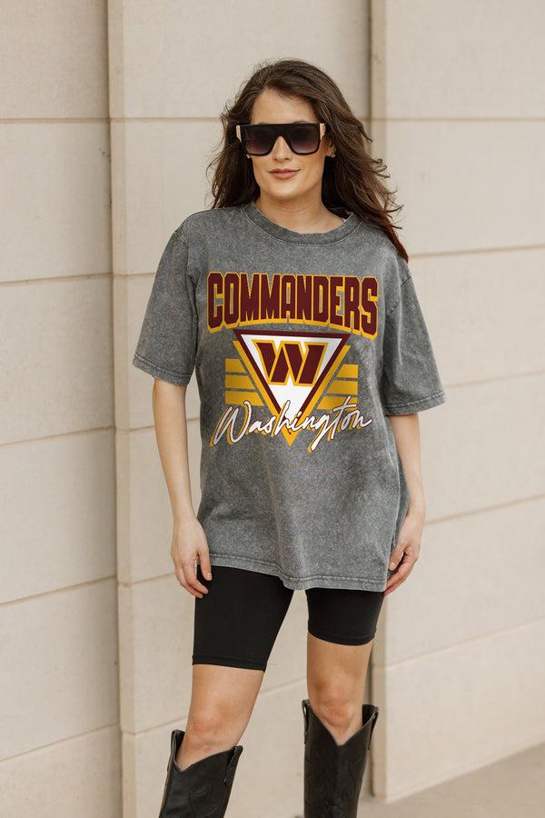 Gameday Couture WASHINGTON COMMANDERS Play It Forward Oversized Crewneck Tee