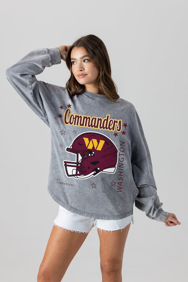 Gameday Couture WASHINGTON COMMANDERS Starbound Oversized Long-Sleeve Tee